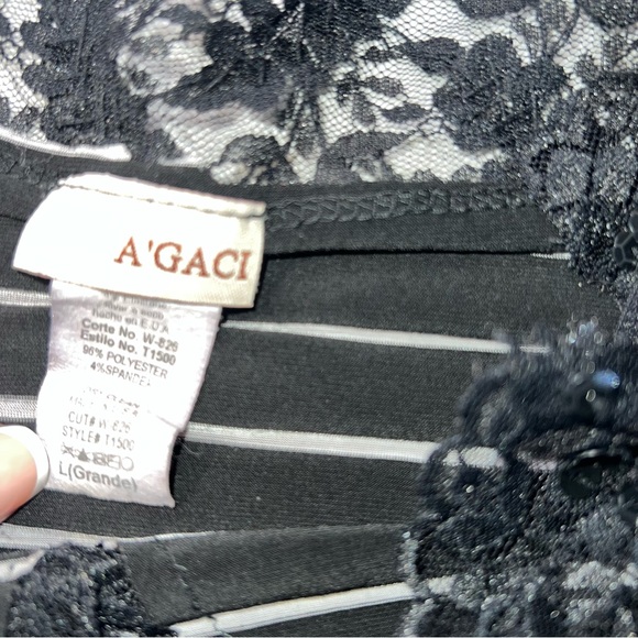 Womens Y2K Lace Trim Cami Tank Size L Fairy Grunge Coquette Whimsigoth - Picture 5 of 8